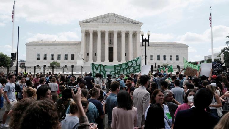 Supreme Court overturns Roe v. Wade; states can ban abortion