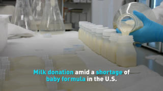 Milk donation amid a shortage of baby formula in the U.S.