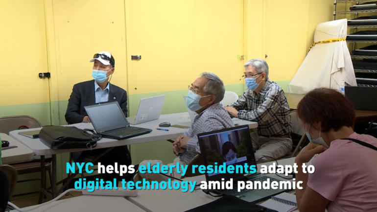 NYC helps elderly residents adapt to digital technology amid pandemic