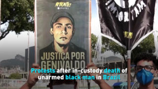 Protests after in-custody death of unarmed black man in Brazil