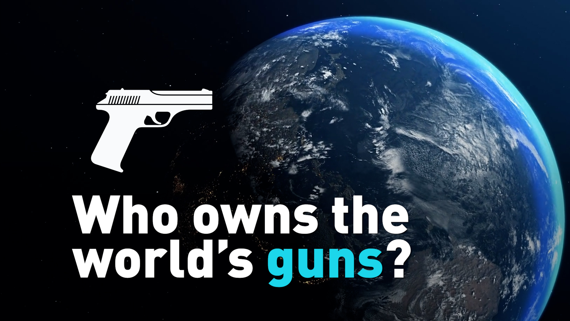 Who owns the world’s guns? Spoiler: it’s no surprise