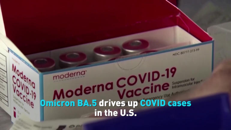 Omicron BA.5 drives up COVID cases in the U.S.