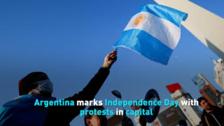 Argentina marks Independence Day with protests in capital