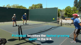 Pickleball becomes the fastest growing sport in the U.S.
