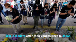 World leaders offer their condolences to Japan