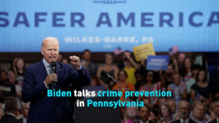 Biden talks crime prevention in Pennsylvania