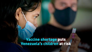 Vaccine shortage puts Venezuela’s children at risk