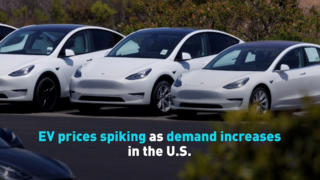 EV prices spiking as demand increases in the U.S.