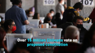 Over 15 million Chileans vote on proposed constitution