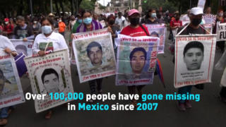 Over 100,000 people have gone missing in Mexico since 2007