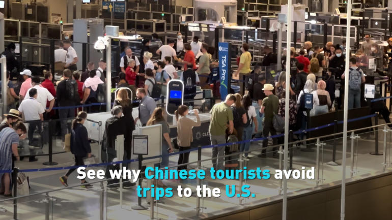 See why Chinese tourists avoid trips to the U.S.