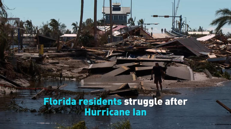 Florida residents struggle after Hurricane Ian