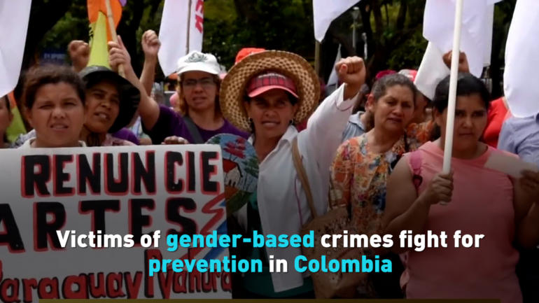 Victims of gender-based crimes fight for prevention in Colombia