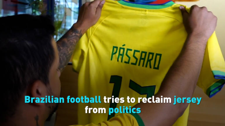 Brazilian football tries to reclaim jersey from politics