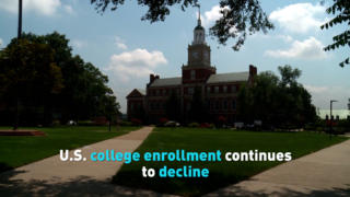 U.S. college enrollment continues to decline