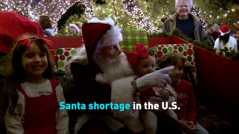 Santa shortage in the U.S.