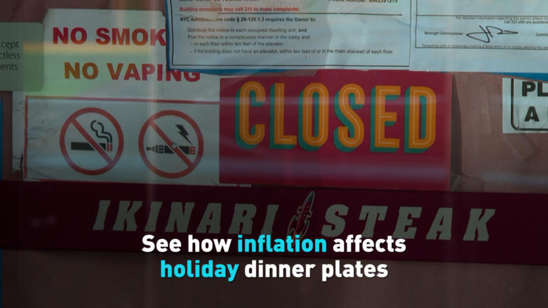 See how inflation affects holiday dinner plates