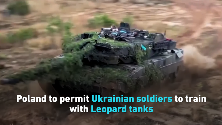 Poland to permit Ukrainian soldiers to train with Leopard tanks