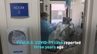First U.S. COVID-19 case reported three years ago