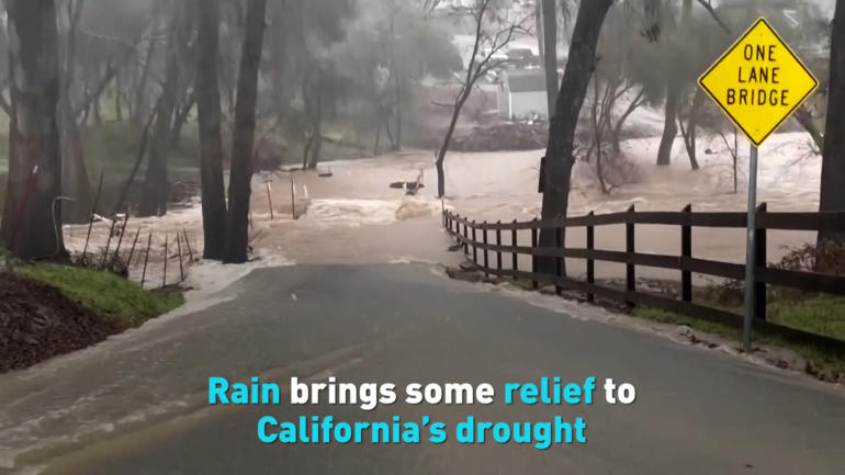 Rain brings some relief to California’s drought