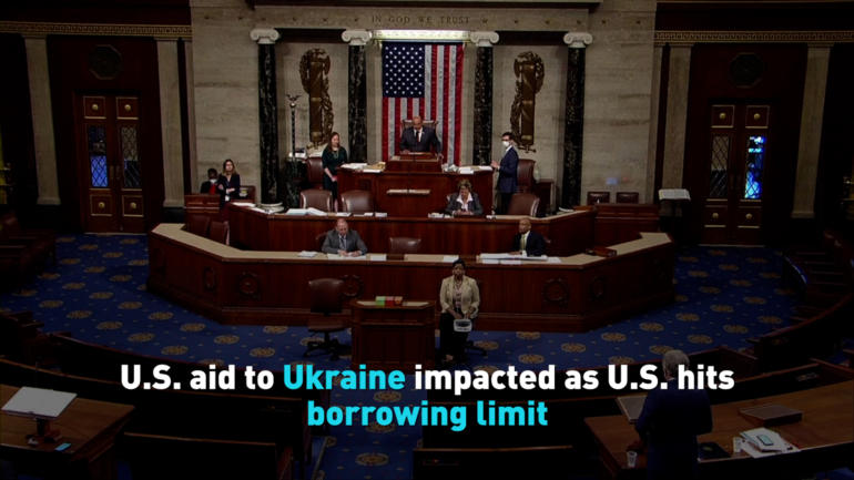 U.S. aid to Ukraine impacted as U.S. hits borrowing limit