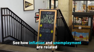 See how inflation and unemployment are related
