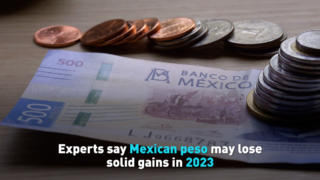 Experts say Mexican peso may lose solid gains in 2023