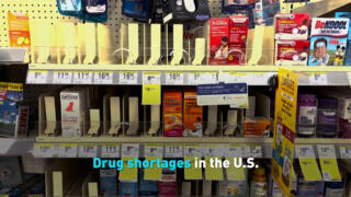 Drug shortages in the U.S.