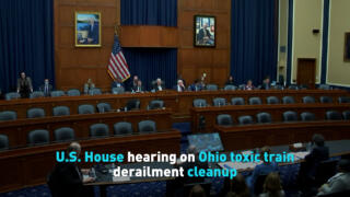 U.S. House hearing on Ohio toxic train derailment cleanup