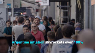 Argentine inflation skyrockets over 100%
