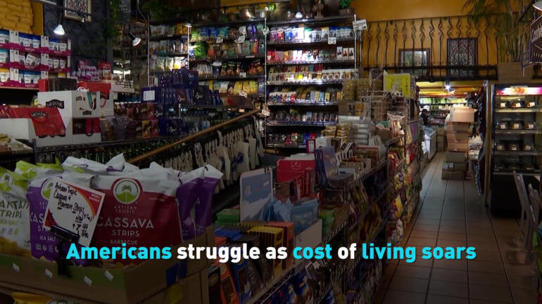 Americans struggle as cost of living soars