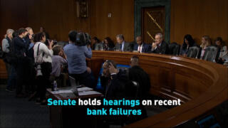 Senate holds hearings on recent bank failures