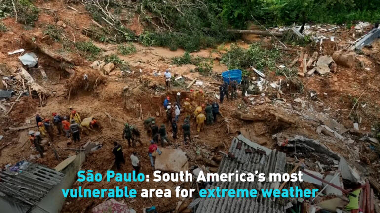 São Paulo: South America’s most vulnerable area for extreme weather damage