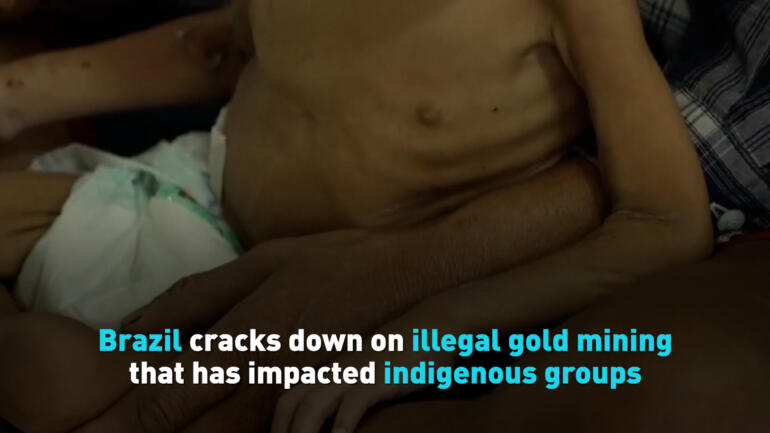 Brazil cracks down on illegal gold mining that has impacted indigenous groups