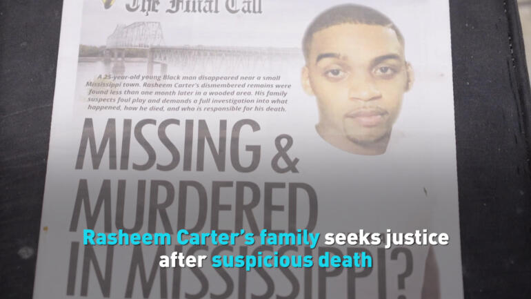 Rasheem Carter’s family seeks justice after suspicious death