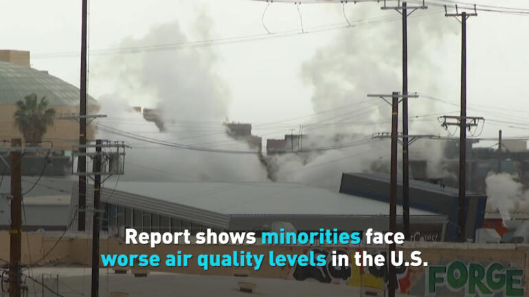 Report shows minorities face worse air quality levels in the U.S.
