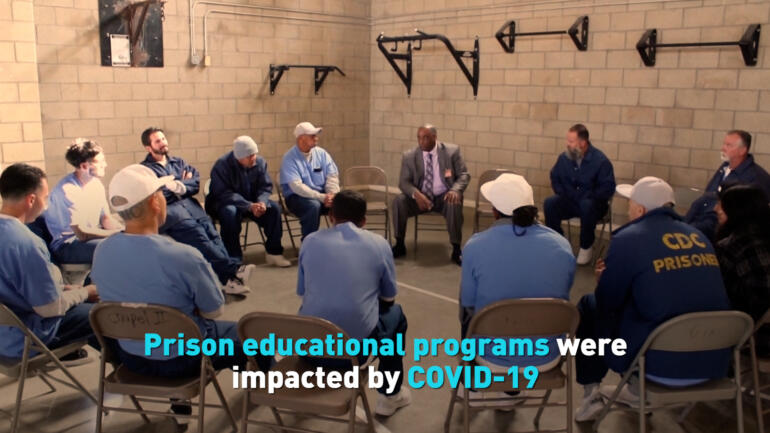 Prison educational programs were impacted by COVID-19