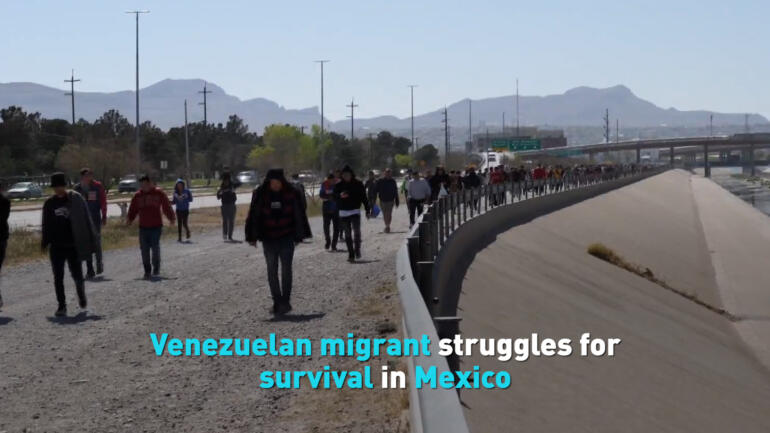 Venezuelan migrant struggles for survival in Mexico