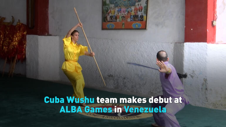 Cuba Wushu team makes debut at ALBA Games in Venezuela