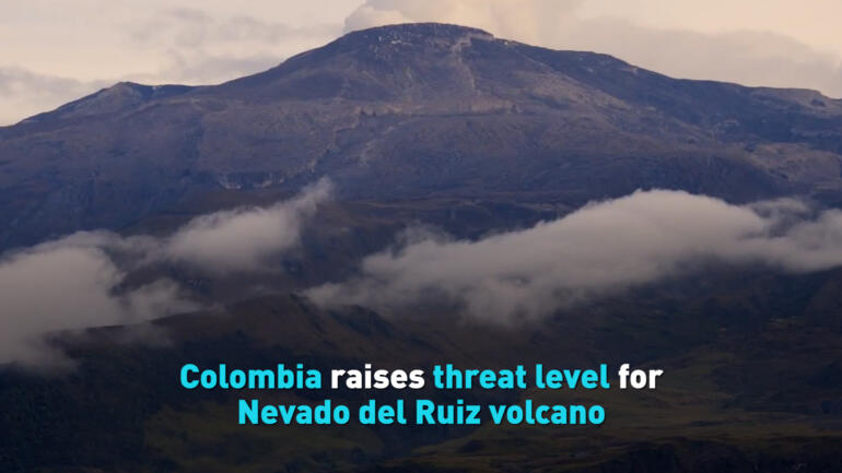 Colombia raises threat level for Nevado del Ruiz volcano