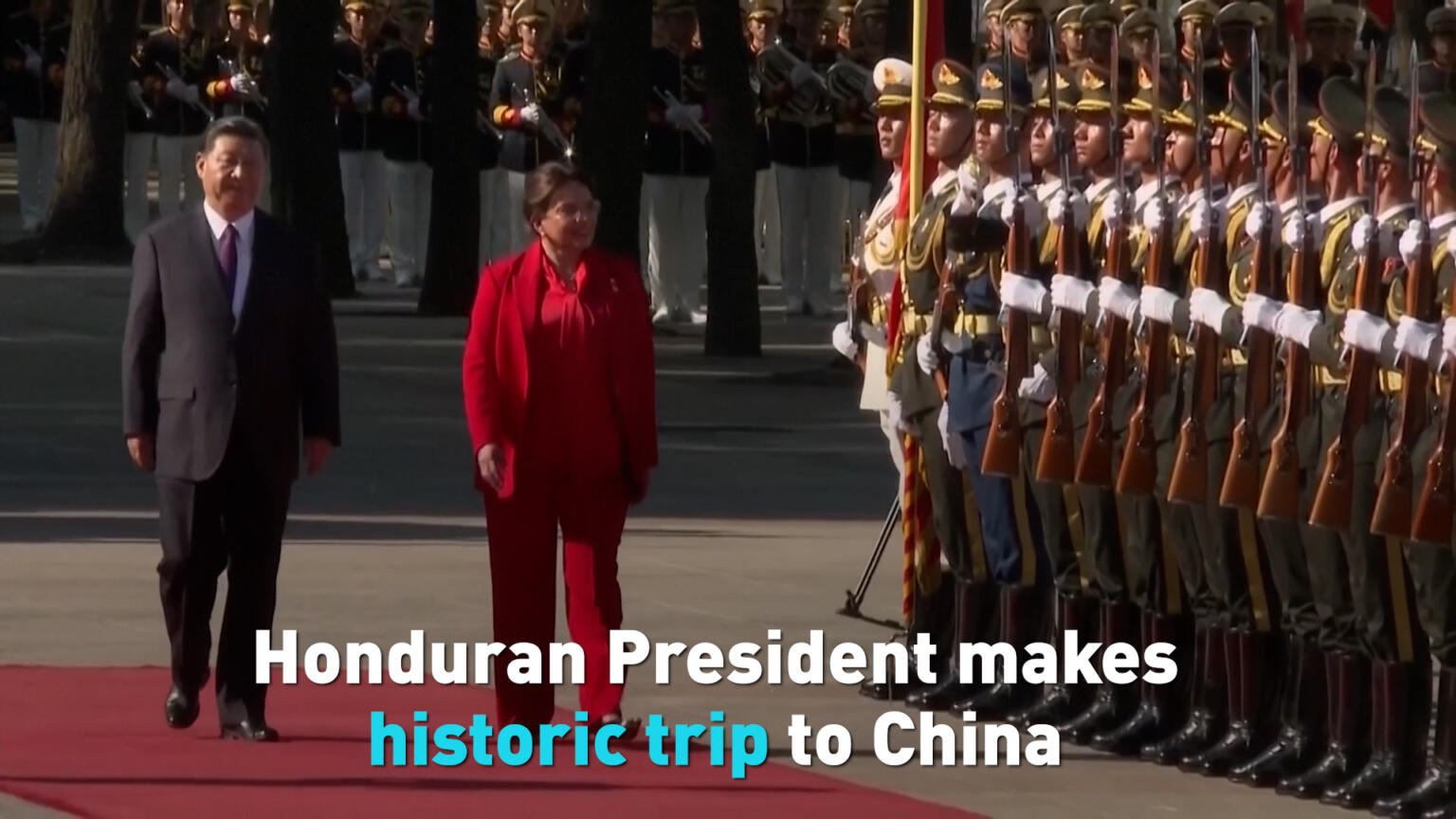 honduran president visit china