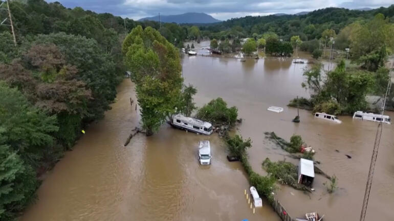 Hurricane Helene leaves North Carolina devastated by record flooding