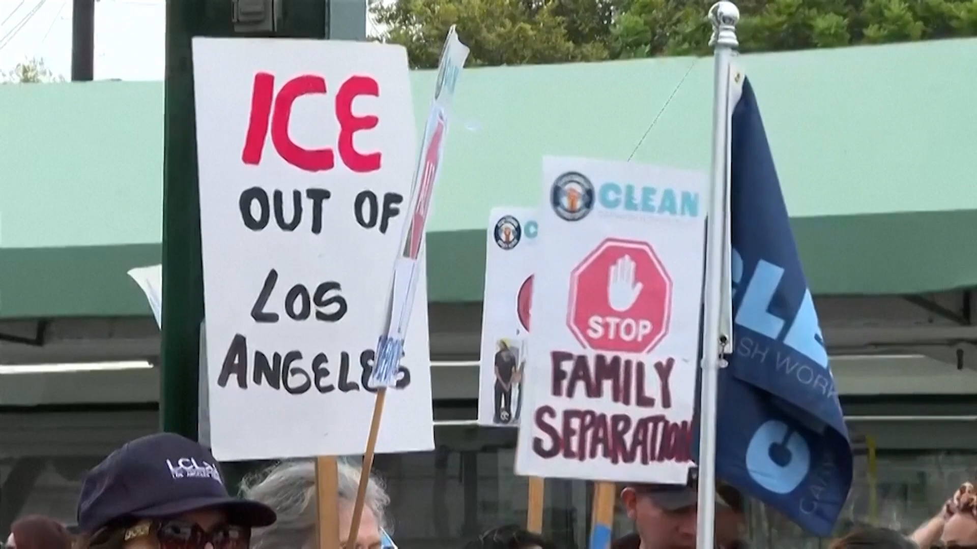 Protests grow in Los Angeles over immigration raids