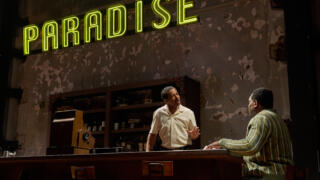 Amari Cheatom and Marty Austin Lamar in "Paradise Blue". Photo by DJ Corey Photography.