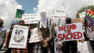 Protest erupts over ‘Alligator Alcatraz’ camp