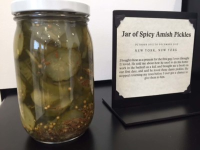 Exhibit at the Museum of Broken Relationships in Los Angeles, California, which focuses on objects from failed love donated by the public. The Los Angeles museum opened in June. The first Museum of Broken Relationships is in Zagreb, Croatia, conceptualized by Olinka Vištica and Dražen Grubišić. (Photo: May Lee, CCTV)