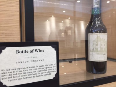Exhibit at the Museum of Broken Relationships in Los Angeles, California, which focuses on objects from failed love donated by the public. The Los Angeles museum opened in June. The first Museum of Broken Relationships is in Zagreb, Croatia, conceptualized by Olinka Vištica and Dražen Grubišić. (Photo: May Lee, CCTV)