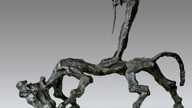 Wu Weishan, The Sound of the Empty Valley – Lao-Tzu Walked Away from the Pass / bronze, 93 x 33 x 74 cm / 2012 Wu Weishan, The Sound of the Empty Valley