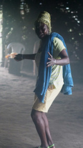 Garifuna woman dances