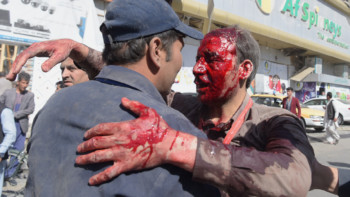 Suicide bombing devastates diplomatic area of Kabul